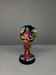D&d Painted Demon Lady Miniature Fantasy Female Tabletop Pathfinder Dnd Aos Rpg