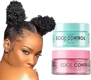 [EnMart] Edge Control Pomades Refreshing Oil Long-lasting Temples Styling Cream Anti-Frizz Fixative Gel Men Female Wax, Broken Hair Finishing Cream, All Types Gel Wax 80ml