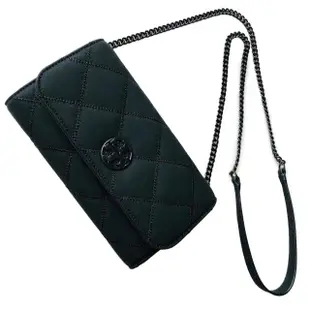 【TORY BURCH】tory burch willa 新款 磨砂黑 woc鍊帶斜背包 手拿包 原廠防塵袋紙袋