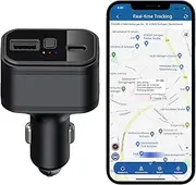 Car GPS Tracker Device Hidden GPS Tracker for Vehicles, GPS Locator for Car Vehicle Tracker with USB & Type-C Charging Port, Hidden Tracking Devices for Cars Compatible with 9-32V - TK818