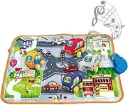 Traffic Carpet for Kids - Early Learning Traffic Carpet Educational Design - Stable Play Carpet Kids' Rugs for Playroom Bedroom Classroom Girls Boys