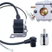 Carburetor Ignition Coil Spark Plug Kit Fit for H 50 51 55 R Chainsaw Home and Garden Products
