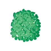 100 PC Glow in the Dark Pebbles for Garden, Walkways, Fish Tank / Aquarium Decor