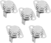 5pcs Normally Closed Thermal Control Switch Reliable Temperature Regulator for Water Heaters Ovens and Microwaves Easy Installation Stable Performance
