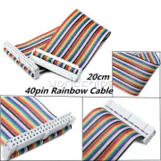 20cm 40PIN Way GPIO Rainbow Ribbon Flat Cable for Raspberry Pi Model B/B+