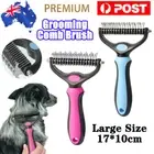 Dog Brush Pet Cat Grooming Comb Undercoat Rake Dematting Deshedding Trimmer Gift