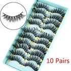 Wispy Fluffy Crisscross False Eyelashes Extension Tools 3D Faux Mink Hair