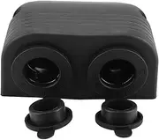 Cigarette Lighter Socket, 12/24V Lighter Power Outlet Replacement Dual Socket with 2 Screws for Vehicle, Motorbike, Boat, GPS, Camera, MP3