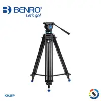在飛比找momo購物網優惠-【BENRO 百諾】KH25P 專業攝影油壓三腳架套組(勝興