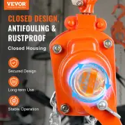 Manual Lever Chain Hoist, 1/4 Ton 550 lbs Capacity, 10 FT Come Along, G80 Steel
