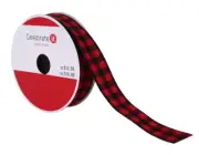 Red Black Buffalo Check Plaid Christmas Holiday