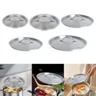 Stainless Steel Pot Lid Skillet Lid Portable Heat Resistant Frying Pan Lid Pans