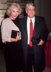 Actress Michael Learned fiance John Doherty at the Museum of B- 1991 Old Photo 2