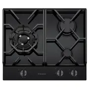 Westinghouse 60cm Gas Cooktop - Black Ceramic Glass