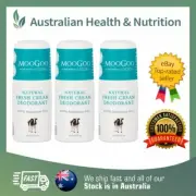 3 x MOOGOO NATURAL DEODORANT + FREE SAME DAY SHIPPING