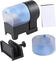 SEWOART Automatic Fish Feeder with Adjustable Feeding Amount Timed Food Dispenser for Aquarium Tank Easy Setup Moisture Design Dual Schedule Options Hours