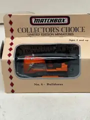 1994 MATCHBOX SUPERFAST COLLECTOR'S CHOICE #4 BULLDOZER NEW IN BOX