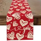 Valentine's Day Table Runner for Kitchen Dining Table Runner for Living Room ...