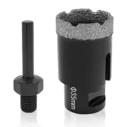 Diamond Core Drill Bit Set Diamond Tile Hole Saw with 3/8inch Hex Shank ※