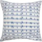 Bambury Amara European Pillowcase, Blue, 65 cm x 65 cm Size
