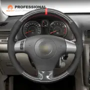 Suede Carbon Fiber Steering Wheel Wrap forChevrolet Malibu HHR Cobalt Pontiac