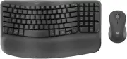 Compact Ergonomic Keyboard & Mouse Combo - Bluetooth & Logi Bolt Compatible