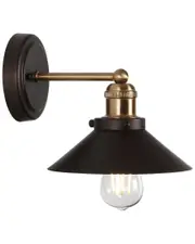 JONATHAN Y July 7 88 1 Light Metal Shade Sconce