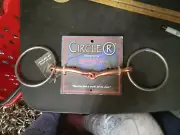 New loose ring snaffle bit copper 5 in mouth circle R Reinsman