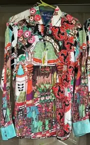 Robert Graham Button Shirt Men Size L MISUNDERSTOOD LIMITED EDITION
