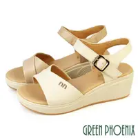在飛比找ETMall東森購物網優惠-GREEN PHOENIX 女 涼鞋 厚底涼鞋 楔型涼鞋 全