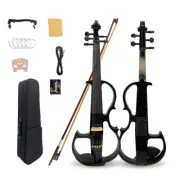 16 inch Electric Viola 5 String viola kit with Ebony Parts, Case, Bow for Adults