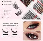 DIY Lash Extension Kit - D Curl Individual Lashes with Bond & Seal, Remover