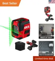 SKIL Green Laser Level - Self-Leveling and Projects 65ft with Measurement Marks