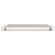 Brunswick Cabinet Pull With Backplate Satin Nickel Ctc256Mm