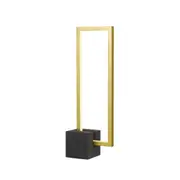 Modric Table Lamp Black Silicon Gold Iron - MODRIC TL-BKGD
