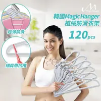 在飛比找momo購物網優惠-【Magic Hanger】韓國款 超薄防滑植絨 神奇不滑落