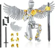T13 Multi-Jointed Action Figure - Titan 13, 3D Printed, Lucky 13, Nova 13, Dummy 13 (1pcs-J)