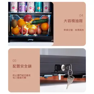 【冷藏櫃冰吧220V 】小型透明冰箱家用辦公室茶葉紅酒飲料保鮮展示櫃