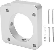 XTevu Throttle Body Spacer, Compatible with Forester XT 2004-2008, Billet Aluminum Intake Spacer 1 8in NPT Port, Throttle Adapter Plate Replacement