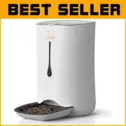 BPA-Free Automatic Pet Food Dispenser with Portion Control and 5 Meal Scheduler