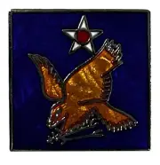 Pack of 6 WWII U.S. Army 2nd Air Force Motorcycle Hat Cap Lapel Pin M-142