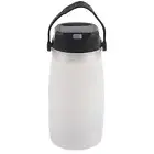 (White)Water Bottle USB Solar Charging Power Bank Hanging Lantern Camping DS