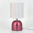 Stylish Touch Control Lamp in Pink Metal - Perfect for Table or Bedside