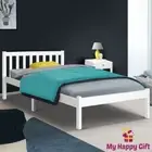 Artiss Wooden Bed Frame SINGLE Size SOFIE Pine Timber Mattress Base Bedroom