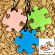 Autism Chewy Necklace - Chewie Tube Sensory Chew ASD ADHD SPD Puzzle