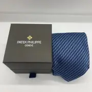 Patek Philippe Blue Silk Tie Men'S