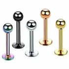 10pcs Surgical Steel Labret Ring Lip Piercing Ear Cartilage Earrings Ombligo New