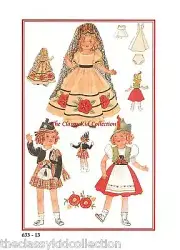 13" Pattern for Shirley Temple Doll #633