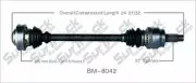 CV Drive Axle Shaft Fits BMW 525i, 528i, 530i(M/T and A/T) 1997-03 Rear D/P