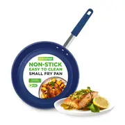 NutriChef Frying Pan, Non Stick Frying Pan, Induction Pan, Professional Home Cookware, Silicone Handle, Stain-Resistant, and Easy to Clean